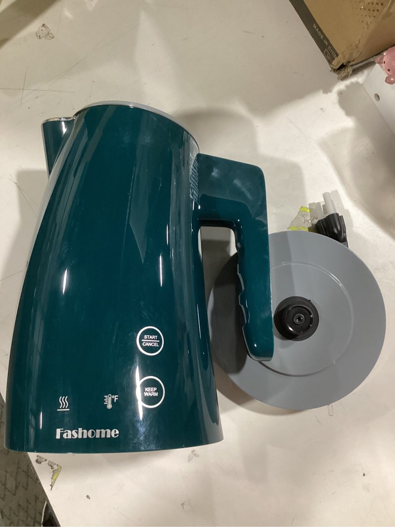 Condition photo showing Good Condition for Penguin Electric Kettle - 1.25L Cordless with 5 Temperature Presets, 1200W Fast Boil, 2H Keep Warm, Auto Shut Off, Stainless Steel Interior, for Tea & Coffee (Orange)