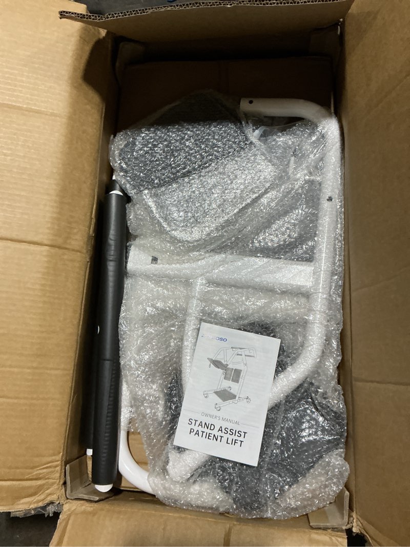 Condition photo showing As Is for Sit to Stand Lift, Stand Assist Lift for Elderly, Patient Transfer Assist Devices with Belt for Home Care Use, 400 lbs Capacity