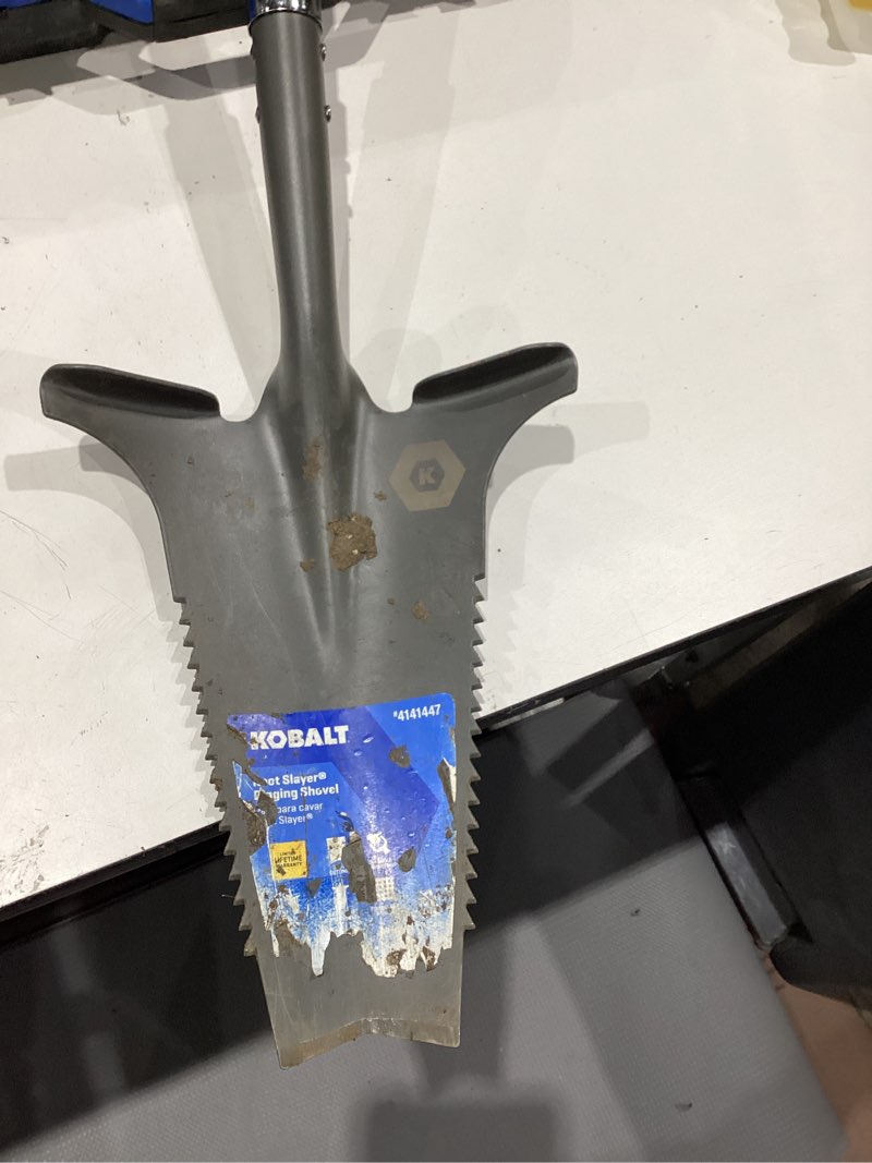 Condition photo showing Good Condition for kobalt 44-in fiberglass d-handle root cutting shovel
