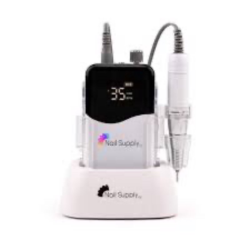 Nail Supply Inc. Pro Series 35K Hybrid E-File, 35000 RPM Professional Electric Nail File, Portable a