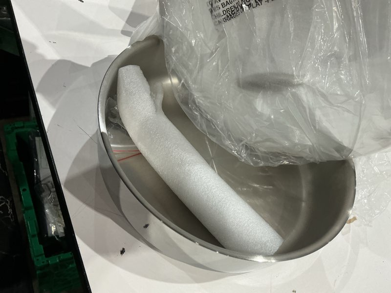 Condition photo showing Good Condition for ewfen 12 inch tri-ply stainless steel frying pan, compatible with all cooktops up to 600?, large frying pan with lids, induction-ready skillet, dishwasher and oven safe, even heat, 12" saute pan+lid