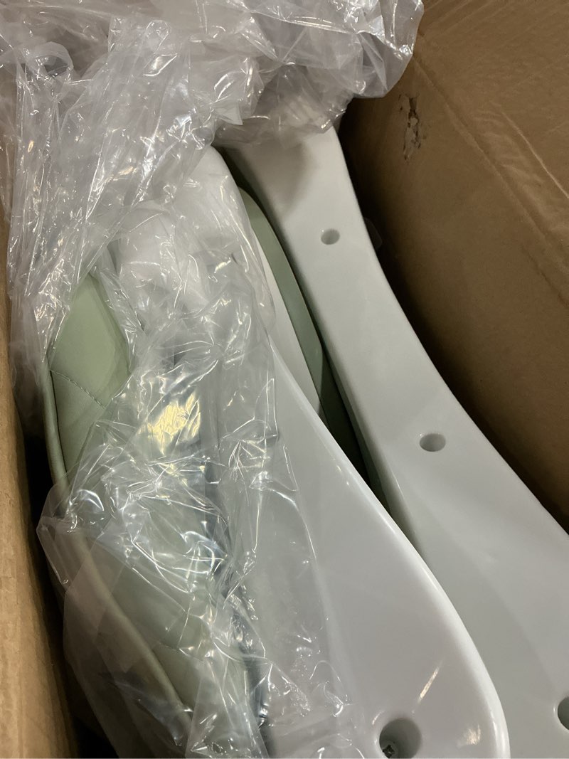 Condition photo showing Good Condition for 3-in-1 baby high chair with soothing rocker | convertible baby high chair for babies and toddlers | brake wheels, easy clean, space saving | adjustable, removable tray (green)