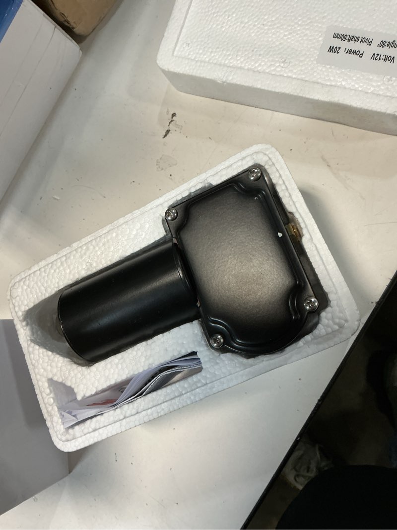 Condition photo showing Good Condition for marine wiper motor 12v 2.5" shaft 80 degree - mrv and automotive applicable wiper motor replaces 34000 30991 4r2.12.r110d wwf12c18 series boat wiper motor wiper motor only (80° -- 2.5" shaft)