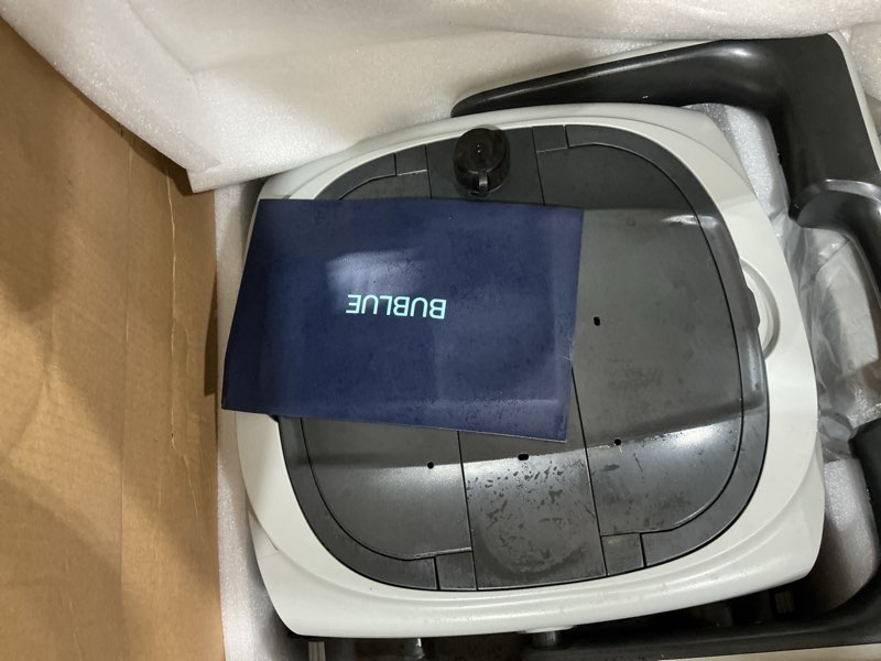 Condition photo showing As Is for (2026 new) bublue bubot 800p gen2 robotic pool cleaner,pool vacuum for inground pools,with smart navigation,app control& scheduling,cleans floor/wall/waterline/shallow area,for pools up to 1,076 sq.ft