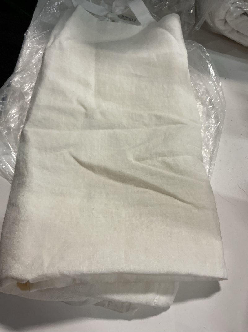 Condition photo showing Good Condition for european linen euro sham, euro, ivory