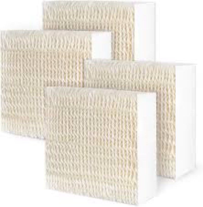 Techecook 1043 Super Humidifier Wick Filters (4 Pack) Replacement for Essick AirCare Evaporative Hum