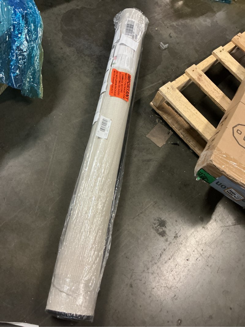 Condition photo showing New/Like New for Flagship Carpets Schoolgirl Style Rainbow Smileys in Black Criss-Cross Applesauce Educational Area Rug for Kids Room, Children's Classroom for Teaching and Playroom, 5' x 7'6", Black & Multi, Seats 20