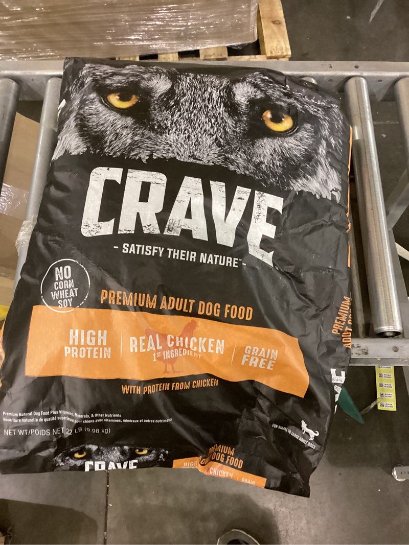 Crave real chicken adult dog food