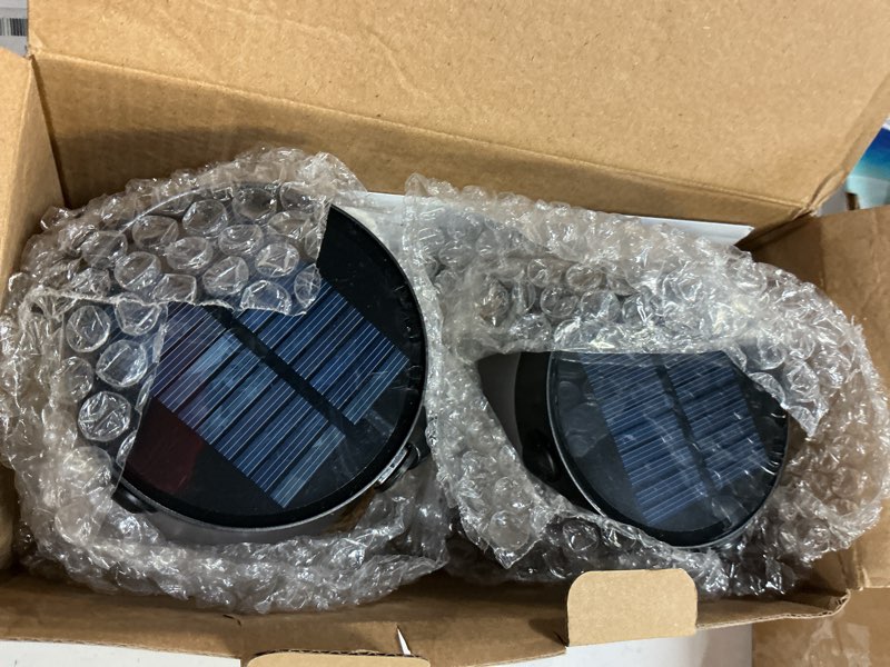 Condition photo showing Good Condition for 2 pack solar flame lantern lights — flickering flame hanging lanterns outdoor, waterproof garden lights with 2 modes dual charging usb & solar yard, patio decor
