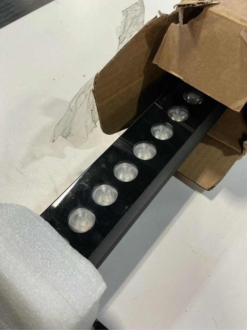 Condition photo showing As Is for Umidkin Smart LED Linear Wall Washer Light, 40 Inch Bluetooth Multi-Mount Pendant Light Versatility 