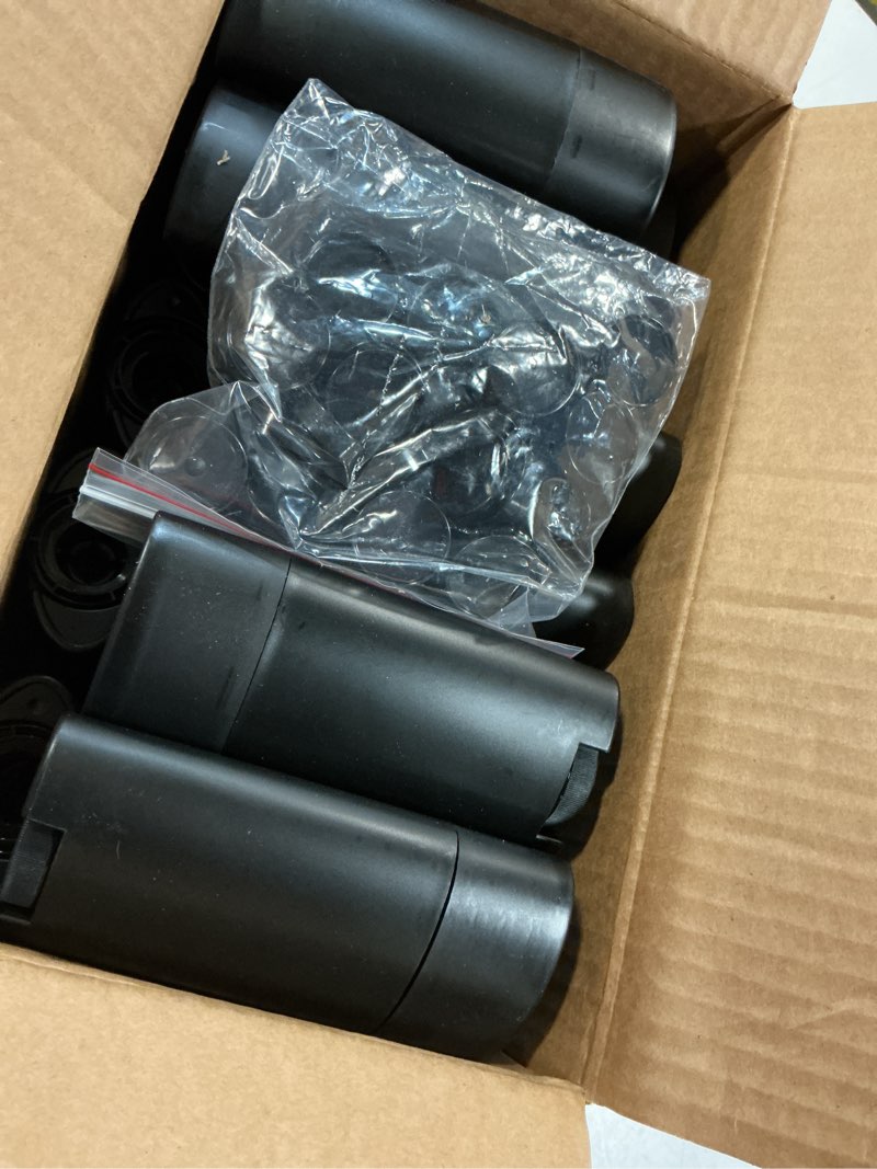 Condition photo showing Good Condition for 30 pcs 75ml/2.5oz plastic deodorant containers,empty oval twist-up solid stick tube container for homemade deodorant,shaving soap stick,heel lip balm,solid lotion bars-top filling, black