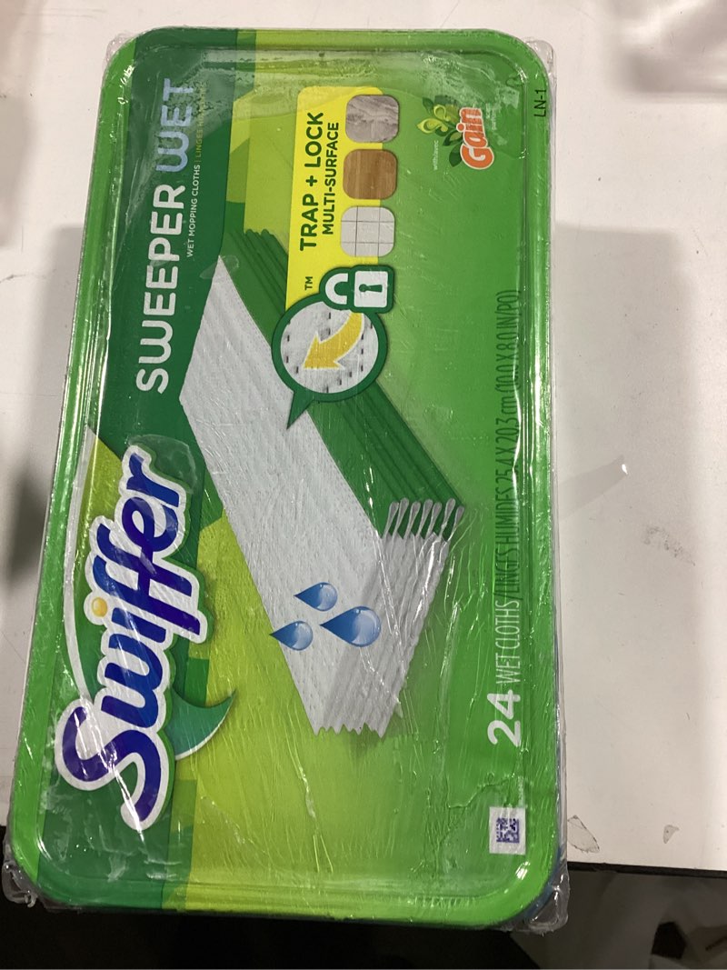 Swiffer Sweeper Wet Mopping Pad Refills for Floor Mop Gain Scent 24 Count