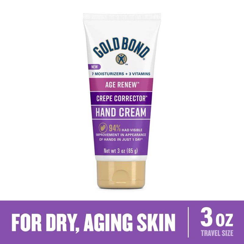 gold bond age renew crepe corrector body lotion, replenishing & smoothing new