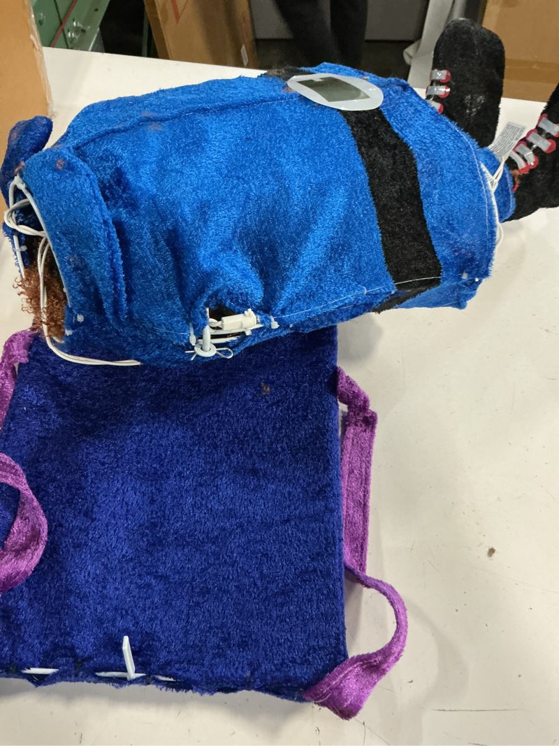 Condition photo showing As Is for Christmas 32 in. Yukon Cornelius Rudolph The Red Nosed Reindeer Collection