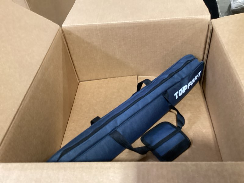Condition photo showing As Is for topfort fly fishing rod and reel combo, 4-piece fly rod kit with complete fly fishing gear: fly rod, pre-spooled fly fishing reel, fishing flies, leader, forceps, nipper and carrying case 5/6# 2.43m 8ft fly fishing rod and reel combo