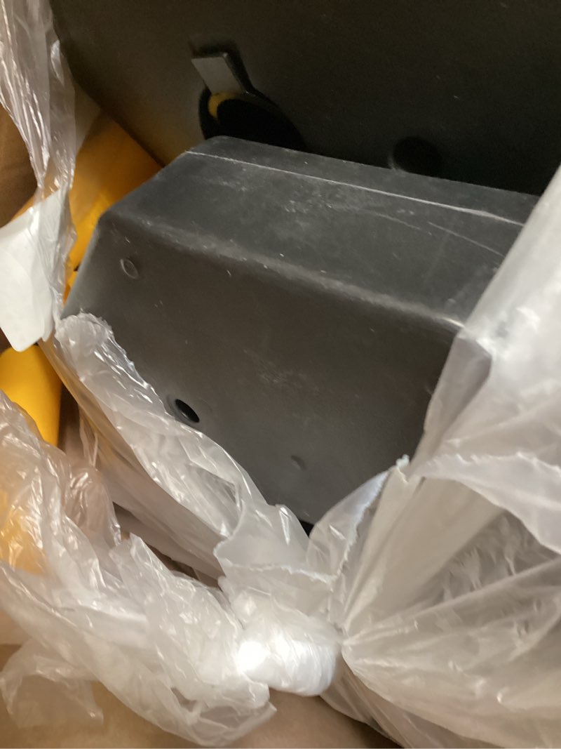 Konohan 4 Sets 34 Inch Parking Cone Delineators Post Traffic Cone Plastic Stanchion Set Stands Parki