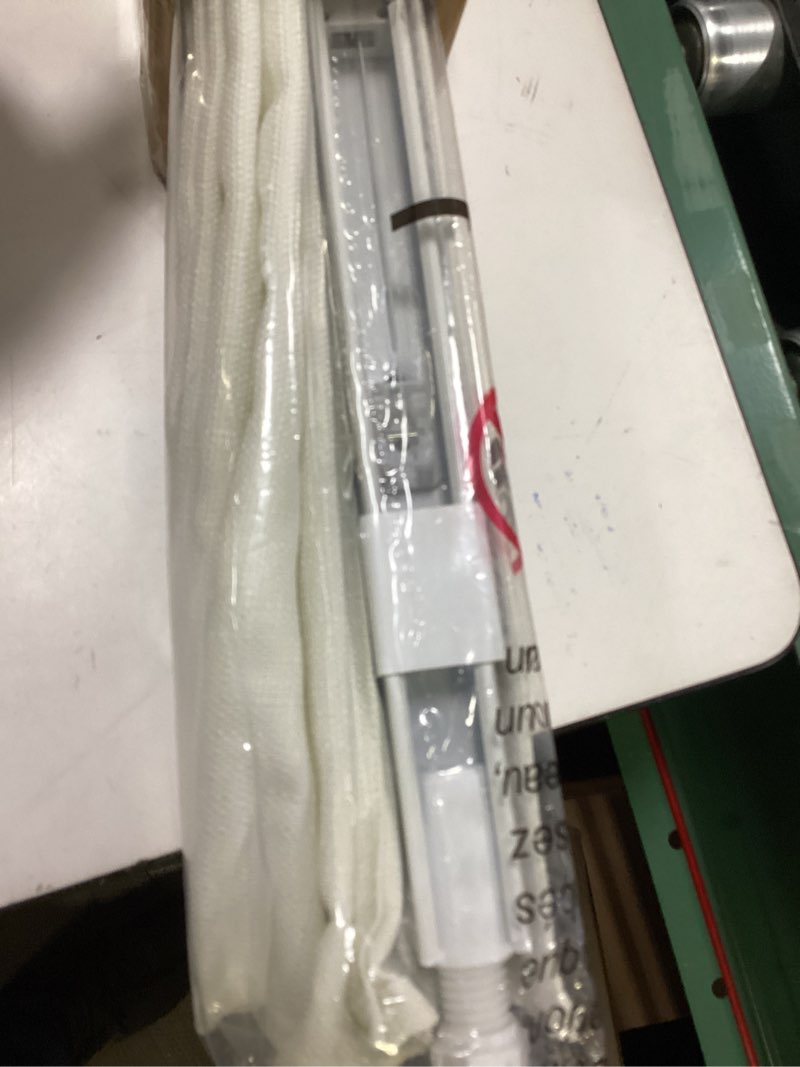 Condition photo showing Good Condition for lazblinds no drill roman shades for windows, cordless light filtering window shades with uv protection, polyester fabric for bedroom & living room, 26" w x 64" h, off white light filtering - off white 26"w x 64"h