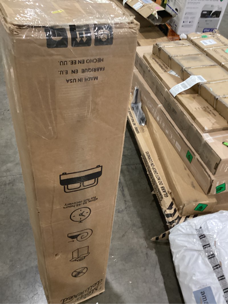 Condition photo showing New/Like New for chime 12inch hybrid white king mattress in a box