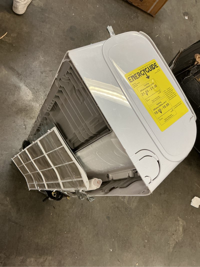 Condition photo showing As Is for garvee 12000 btu mini split ac/heating system, 19 seer2 inverter split system air conditioners, ductless wall mount heat pump, ac unit cool up to 750 sq. ft, installation kits, 230v