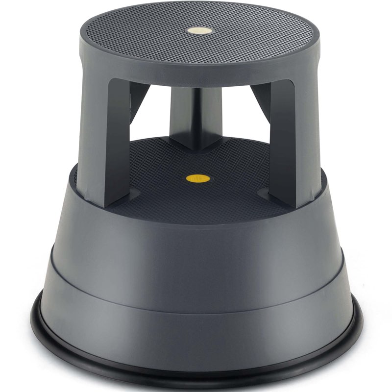 330 lbs step stool with non-slip rubber platform