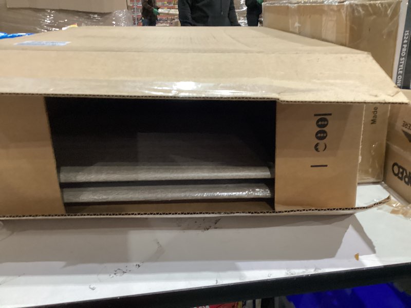 Condition photo showing Good Condition for Geetery 2 Pack Folding TV Tray Tables No Assembly Required 18.9 x 15 x 26 in Dinner Table Foldable Snack End Table for Bed Couch Eating Living Room Bedroom (Light Brown)