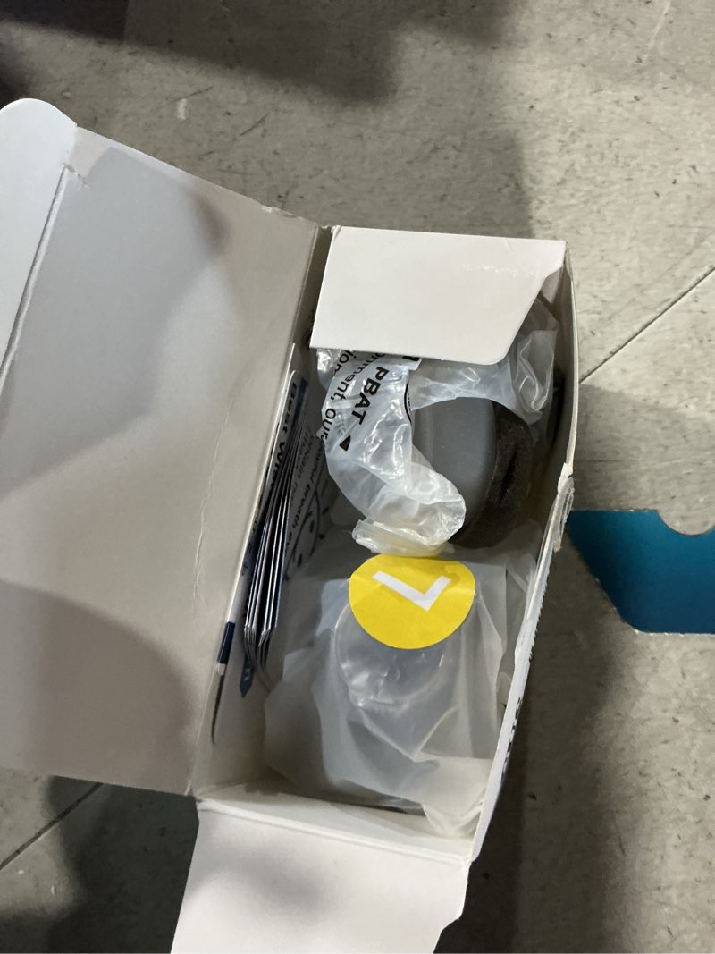 Condition photo showing As Is for 2 packs memory foam nasal mask cushion (l) for resmed airtouch n20 & airfit n20, highlights leak-free seal with brown memory foam cpap technology - large type b large