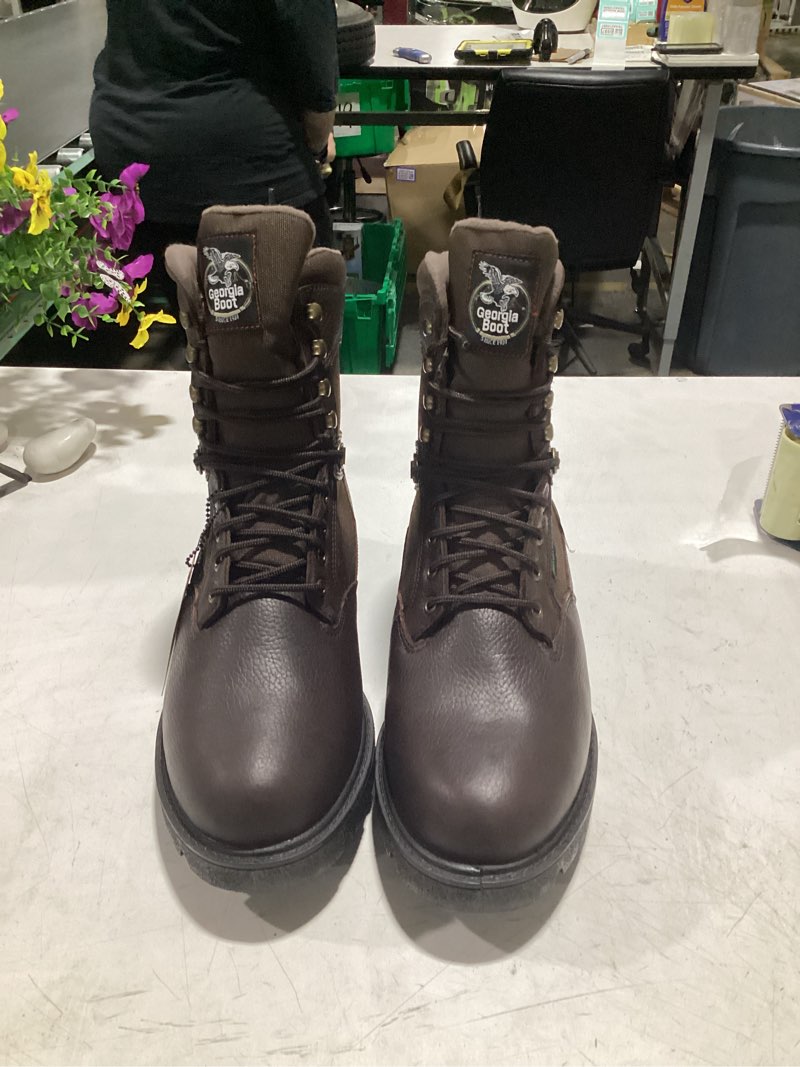 Condition photo showing Good Condition for georgia boot homeland waterproof 600g insulated work boot, size men’s 10.5 wide