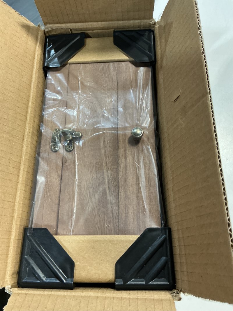 Condition photo showing New/Like New for SONGMICS 8-Slot Watch Box, 2-Tier Watch Display Case with Large Glass Lid, Removable Watch Pillows, Velvet Lining, Jewelry Box, Christmas Gift, Rustic Walnut UJOW008K01 2 layer (8 Slot) Rustic Walnut