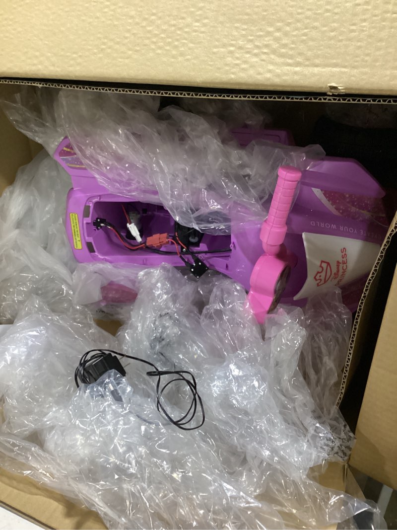 Condition photo showing Good Condition for disney princess atv, 6v battery powered ride on, ages 18m to 36m(battery not included )