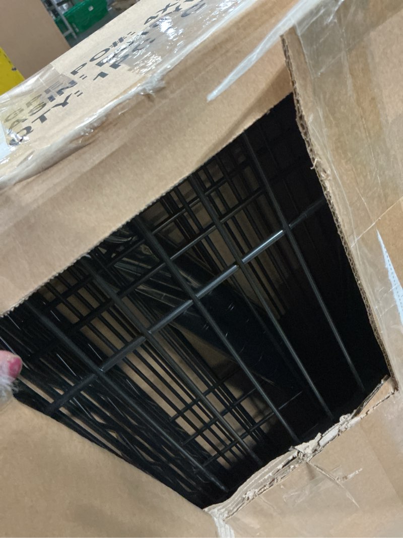 Condition photo showing Good Condition for amazon basics 5-shelf adjustable heavy duty steel wire storage shelves for garage, kitchen, easy assembly, 36" x 14" x 72", black no wheels 36" l x 14" w x 72" h black