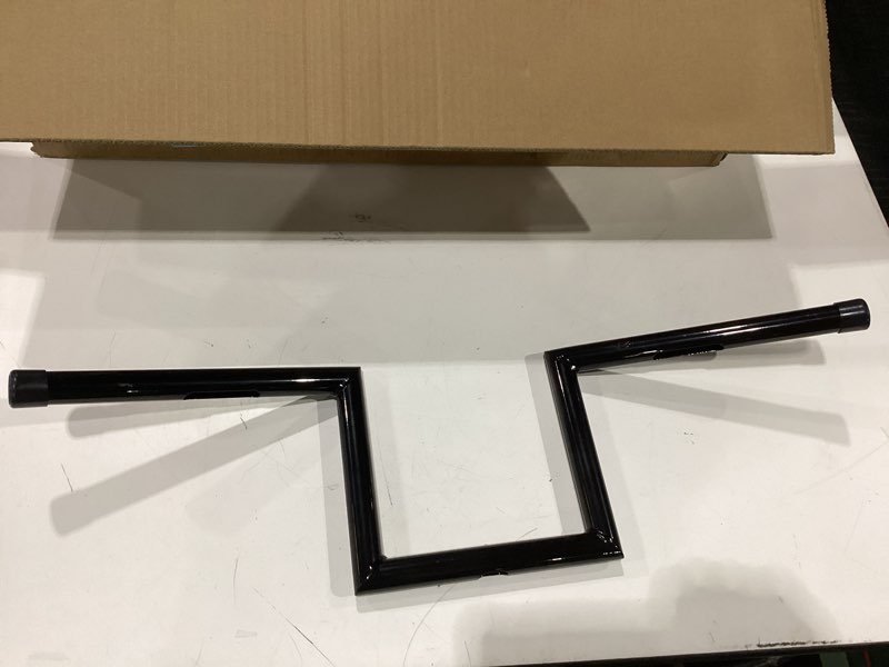 Condition photo showing New/Like New for dreamizer 1 inch motorcycle handlebars 8" rise 25mm ape hanger z-bars compatible with harley sportster softail dyna yamaha suzuki kawasaki chopper cruisers bobber cafe racer custom bike 1982-up 8" rise black