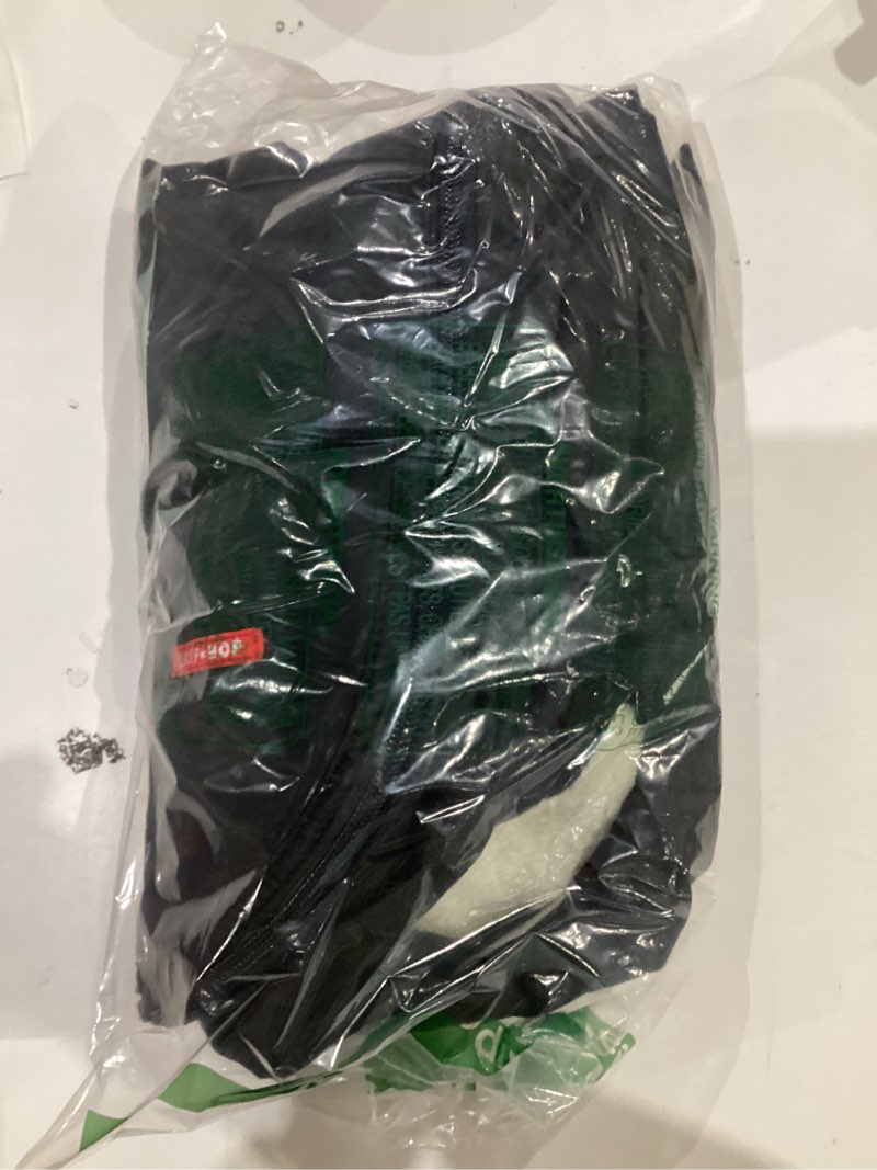 Condition photo showing As Is for skip hop winter car seat cover, stroll & go, black