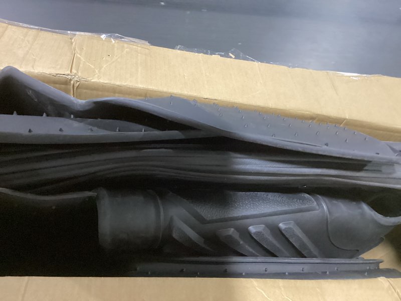 Condition photo showing Good Condition for lasfit floor mats & backrest mats & cargo mat for kia telluride 2025 2024 2023 2022 2021 2020, all weather tpe custom fit floor liners with full set car mats & trunk mats accessoires, black 3)for kia telluride | 2020-2025