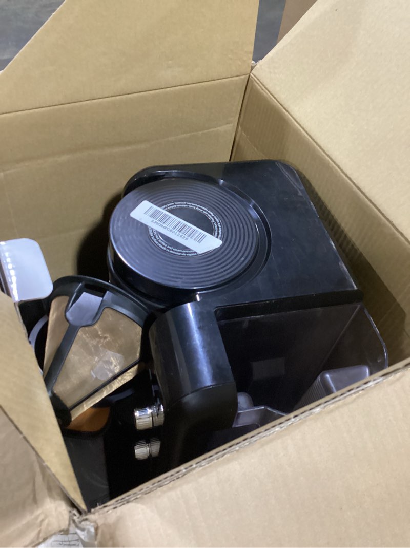 Condition photo showing As Is for Ninja Hot and Cold Brewed System, Auto-iQ Tea and Coffee Maker with 6 Brew Sizes, 50 fluid ounces, 5 Brew Styles, Frother, Coffee & Tea Baskets with Glass Carafe (CP301),Black