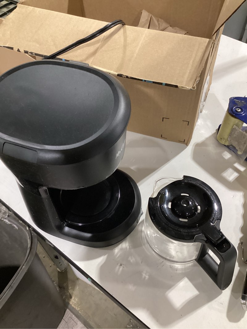 Condition photo showing Good Condition for mr. coffee® 5-cup mini brew switch coffee maker, black black 5-cup coffee maker