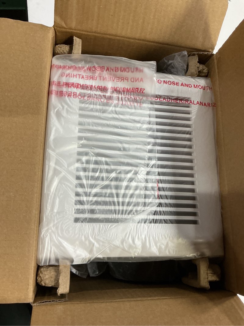 Condition photo showing New/Like New for Tech Drive Very Quiet Bathroom Exhaust Fan - 80 CFM, 1.5 Sone, No Attic Access Needed, Energy Star Certified, Easy to Install,4-Inch Duct, Ceiling Mounted for Bathrooms Up to 85 Sq. Ft 80CFM