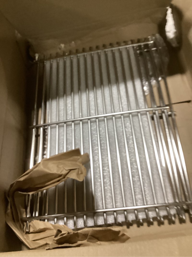 Condition photo showing Good Condition for gassaf 304ss grill grates 17.5 for weber spirit 300 and gs4 ii 300, cooking grates 7638 for genesis silver/gold/platinum b & c, genesis 1000-3500, spirit 700, weber 900, grill parts 7639 65906 7525 17.5" x 11.9" x 0.5"