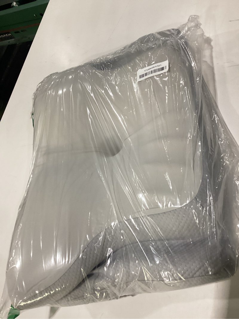 Condition photo showing New/Like New for cervical neck pillow for pain relief, ergonomic pillow side sleeper pillow for sleeping, contour memory foam pillows with cooling pillowcase orthopedic bed pillow for back stomach sleepers light grey