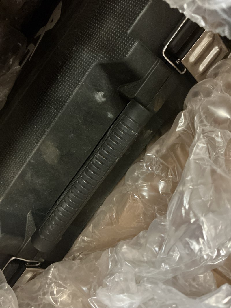 Condition photo showing As Is for aoben rotary hammer drill with vibration control and safety clutch,13 amp heavy duty 1-1/4 inch sds-plus demolition hammer for concrete-including 3 drill bits,flat/point chisels. 13-amp