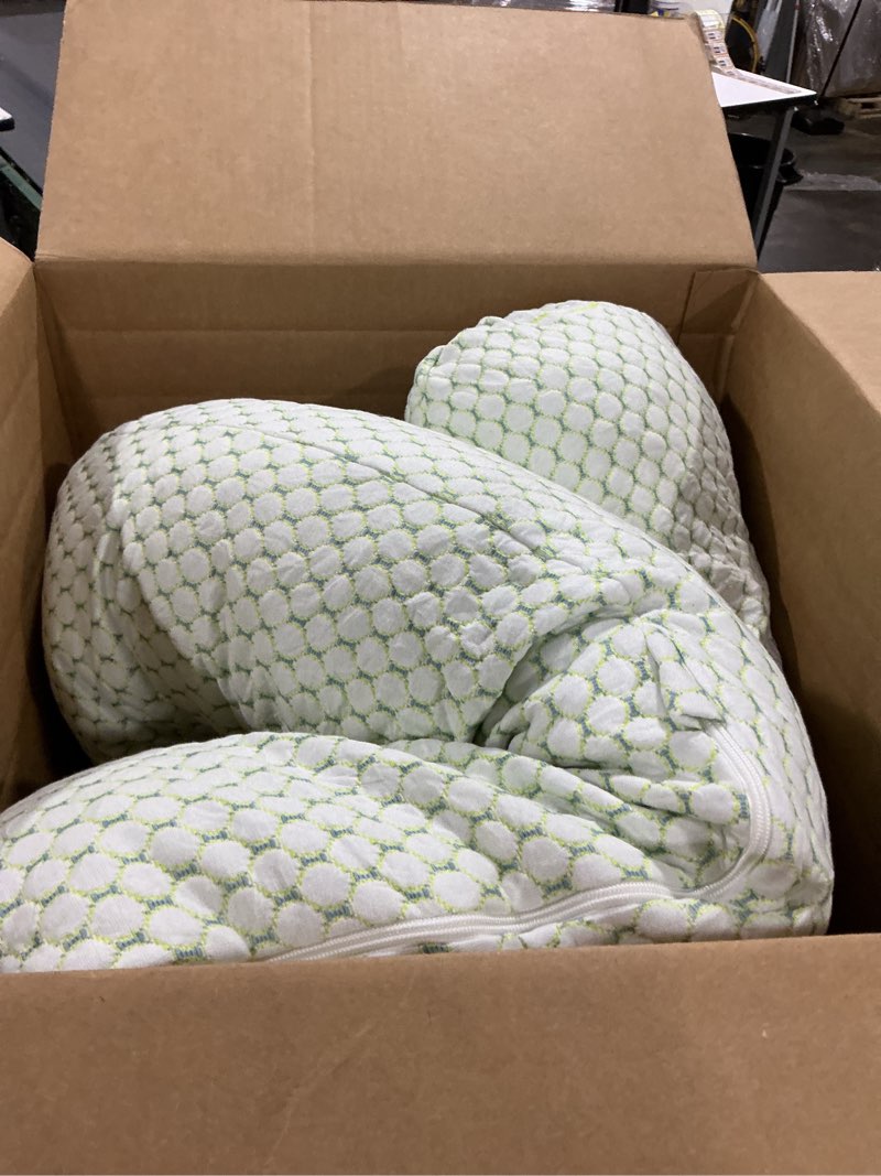 Condition photo showing As Is for (Similar to stock photo’ Body Pillow, Long Pillow, Memory Foam Body Pillow, C-Shaped Side Sleep Pillow, Machine Washable Pillowcase, 47”×10” 47*10 in