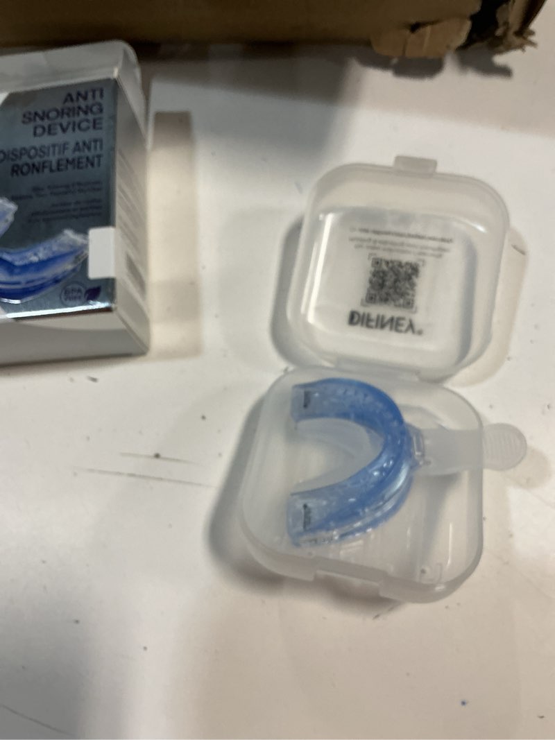 Condition photo showing Good Condition for Anti Snoring Device: FDA-Cleared Snoring Solution – Adjustable Snore Stopper Mouth Guard for Men & Women – Anti Snoring Mouthpiece to Improve Sleep – Reusable Night Use Blue