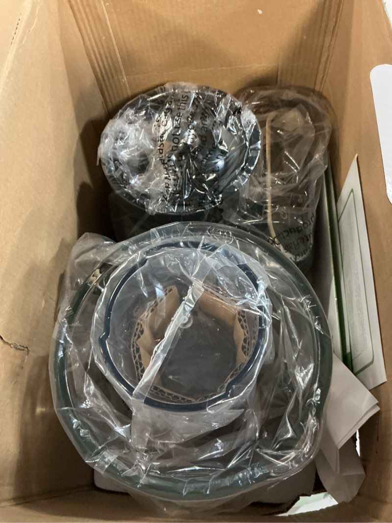 Condition photo showing Good Condition for gdor professional blender for kitchen, 1200 peak watts smoothie blender, 5 functions for ice crushing & frozen fruit, 52 oz glass jar & 24 oz to-go cup combo, self-cleaning, black tb-8008