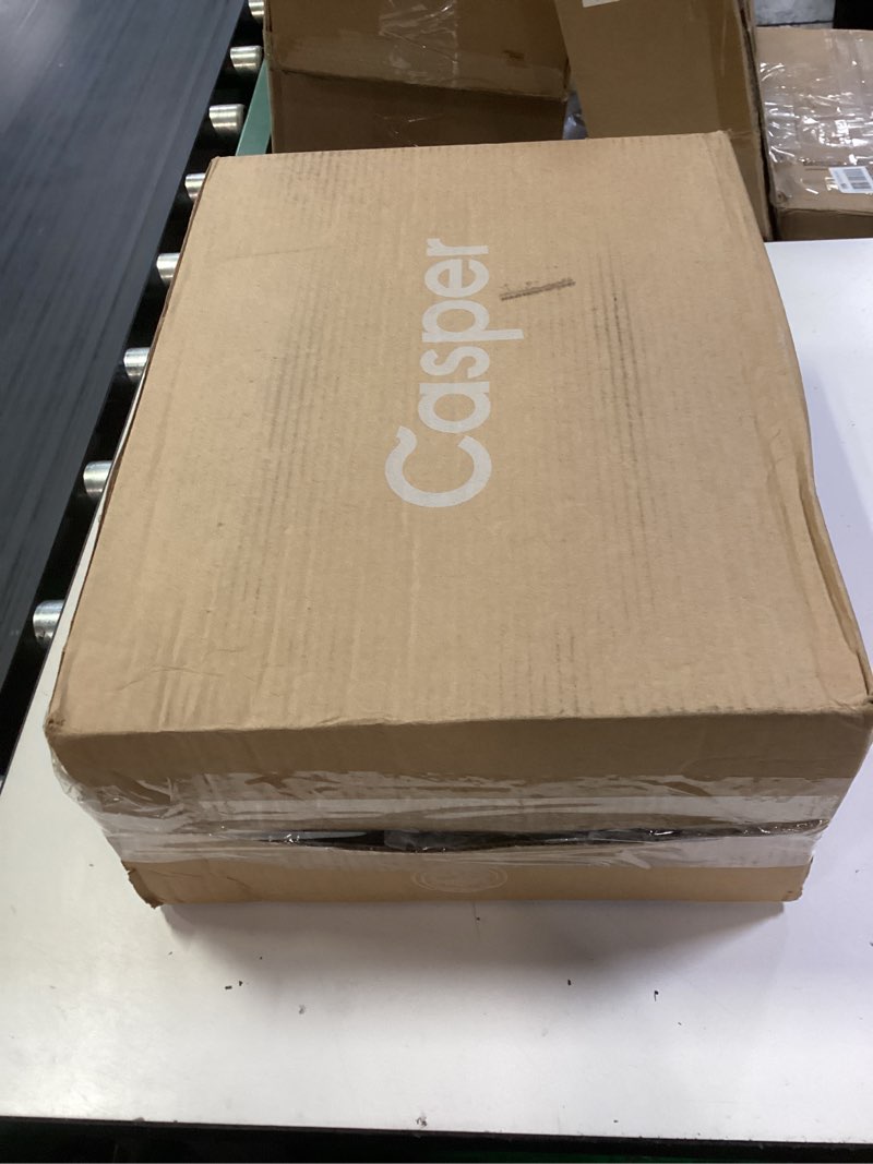 Condition photo showing New/Like New for casper essential pillow for sleeping, standard, white, two pack standard essential pillow two pack