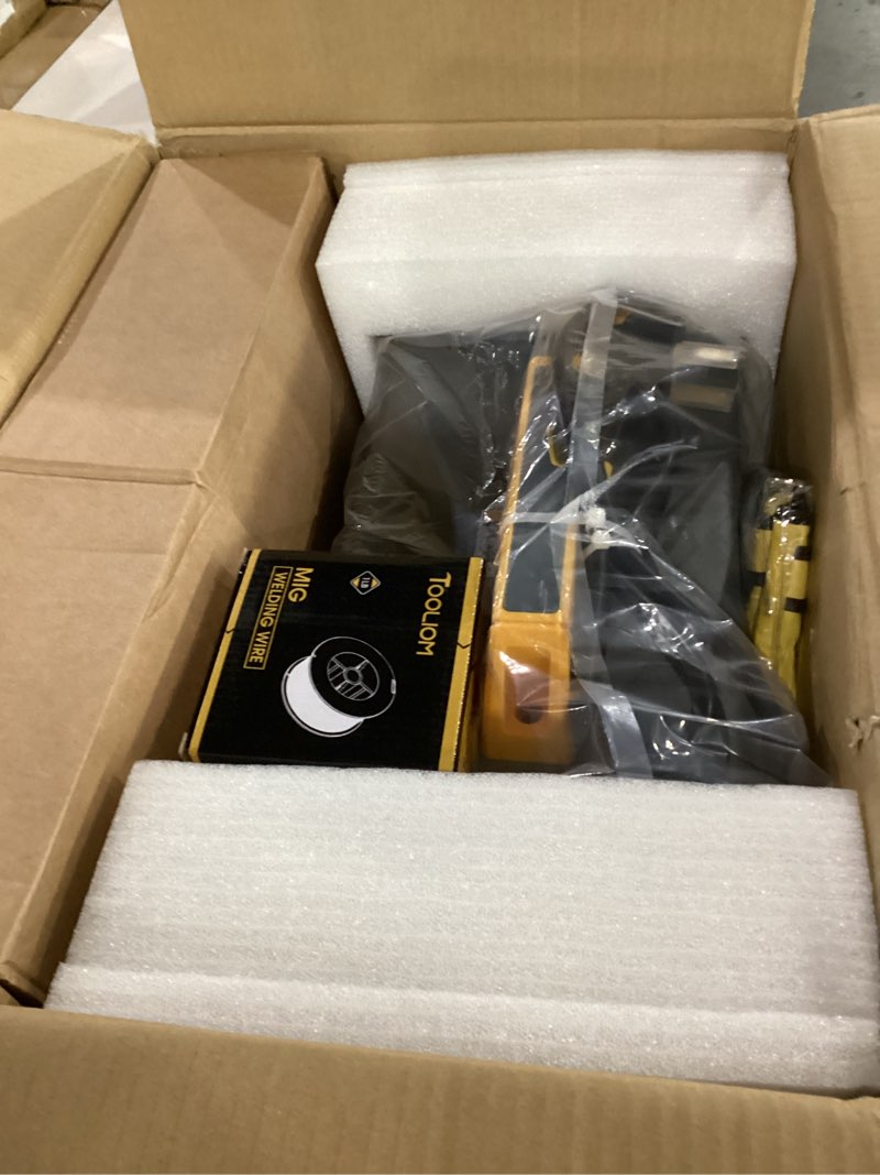 Condition photo showing New/Like New for (not tested)tooliom mig/tig/cut/stick welder 5 in 1 multiprocess welding machine 110/220v dual voltage aluminum welding machine spool gun compatible mig & tig & cut & stick welder