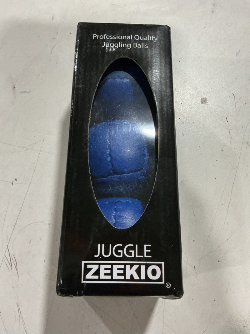 Condition photo showing Good Condition for zeekio galaxy juggling balls - premium 12 panel genuine leather balls - 130g - 67mm - pack of 3 (blu