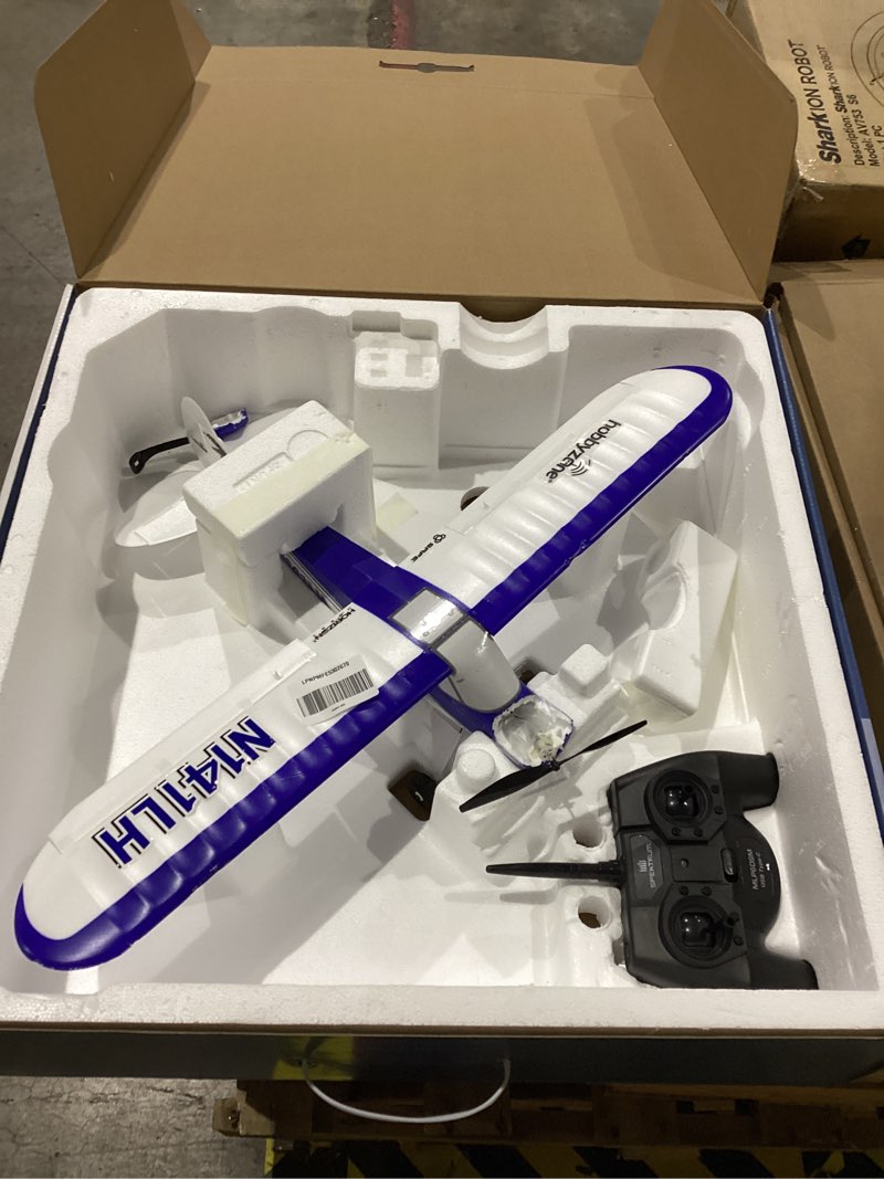 Condition photo showing As Is for HobbyZone RC Airplane Sport Cub S 2 615mm RTF Everything Needed to Fly is Included/Safe Technology HBZ444000,White/Blue