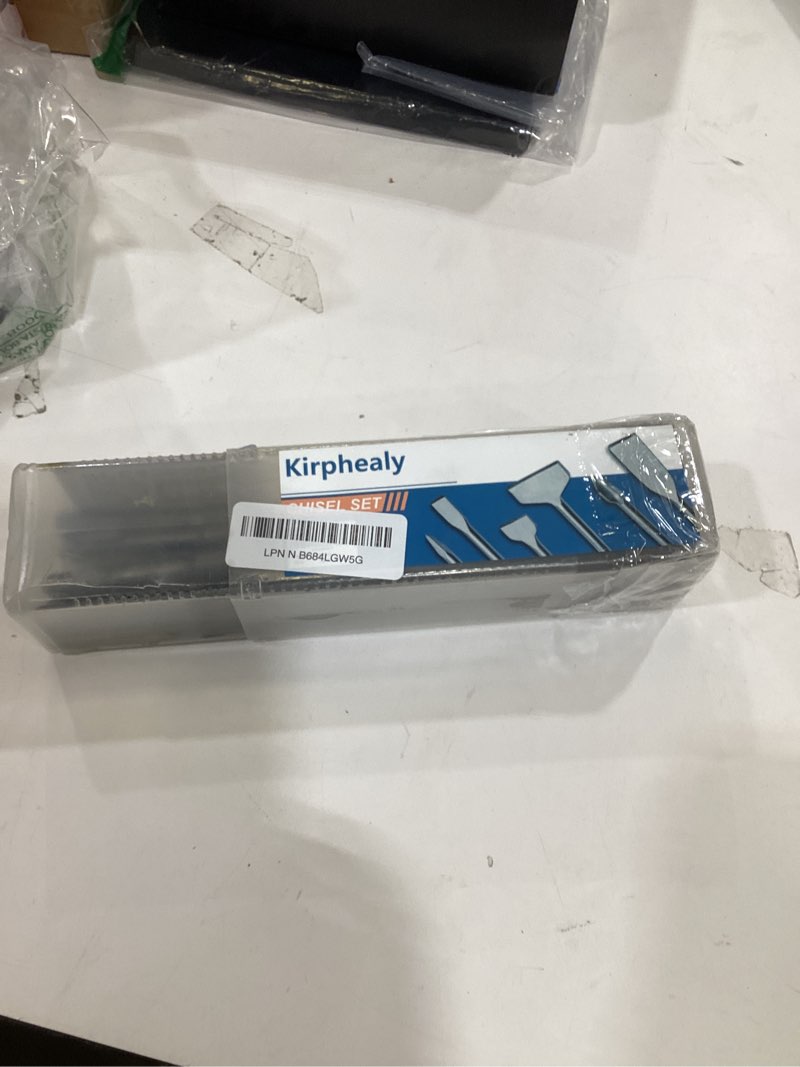 Condition photo showing Good Condition for 6pcs SDS Plus Chisels, SDS Plus Compatible, 40CR Steel, Masonry Chisel Set, Tile Removal, Wall Chasing, Floor Scraping