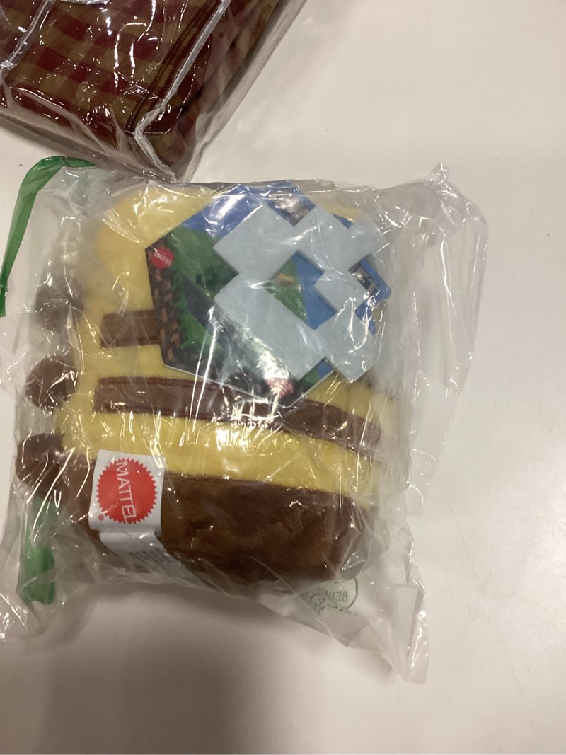 Condition photo showing Good Condition for Mattel Minecraft Basic Plush Character Soft Dolls, Video Game-Inspired Collectible Toy Gifts for Kids & Fans Ages 3 Years Old & Up 8-inch Bee