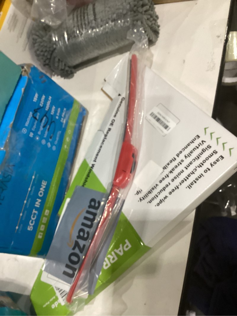 OEM QUALITY 24" + 19" PARRATI Premium All-Season Bright Red Windshield Wiper Blades (Set of 2)