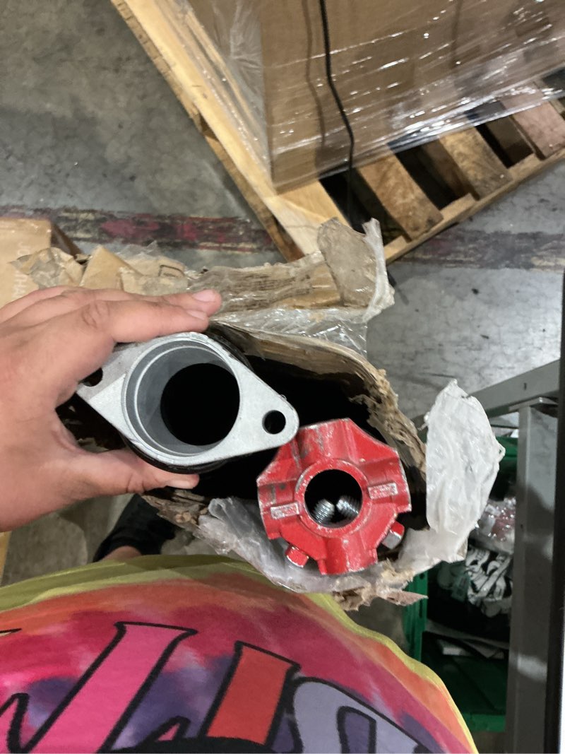 Condition photo showing As Is for pair of 2" garage door torsion springs set with non-slip winding bars & gloves, high precision electrophoresis oil-free black coated for replacement, min 16,000 cycles (0.262x 2" x 42'') 0.262x2"x42"